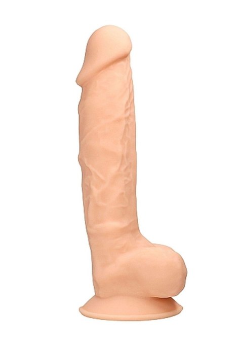 Realistyczne dildo żylaste z mocną przyssawką 18cm Realistyczne dildo żylaste z mocną przyssawką 18cm