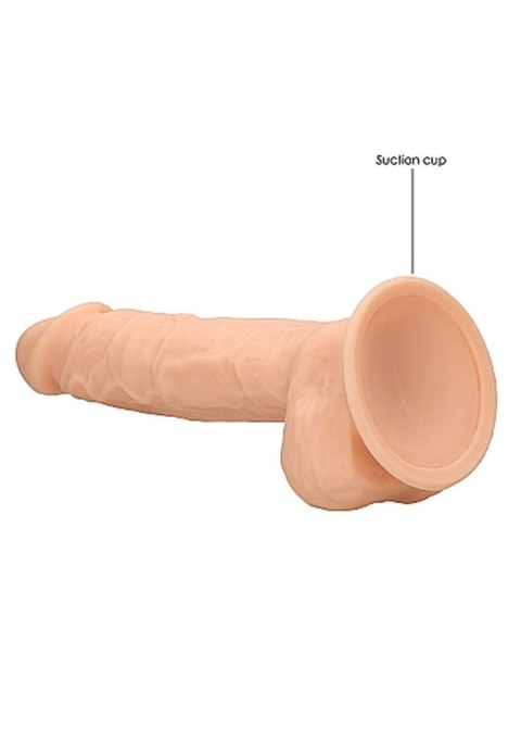 Realistyczne dildo żylaste z mocną przyssawką 18cm Realistyczne dildo żylaste z mocną przyssawką 18cm