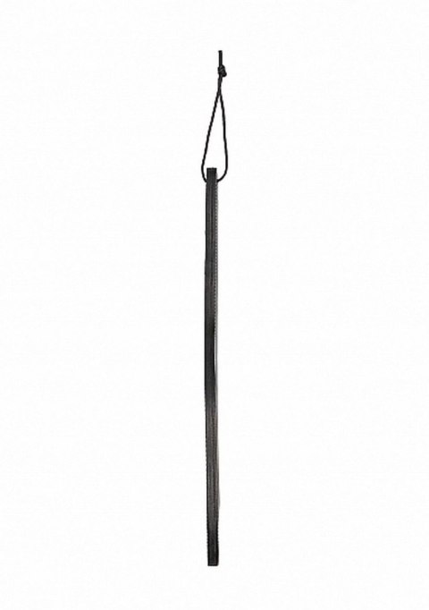Saddle Leather Paddle With 8 Holes - Black Saddle Leather Paddle With 8 Holes - Black