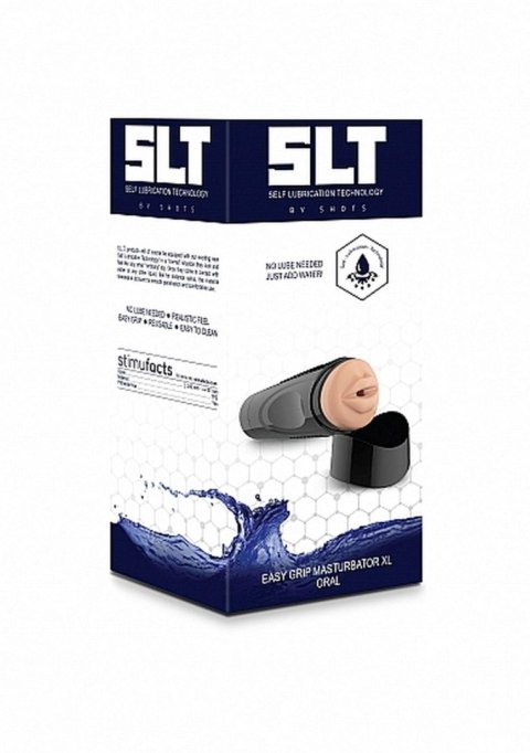 Self Lubrication Easy Grip Masturbator XL Oral - Flesh Self Lubrication Easy Grip Masturbator XL Oral - Flesh