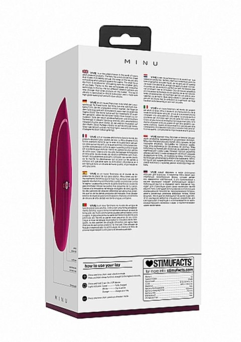 Stymulator Minu - Lay On Vibrator - Pink Stymulator Minu - Lay On Vibrator - Pink