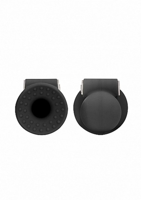 Vibrating Nipple Suckers - Black Vibrating Nipple Suckers - Black