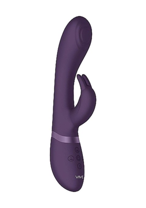 Wibrator króliczek z masażerem rotacją 21cm 10tryb Wibrator króliczek z masażerem rotacją 21cm 10tryb