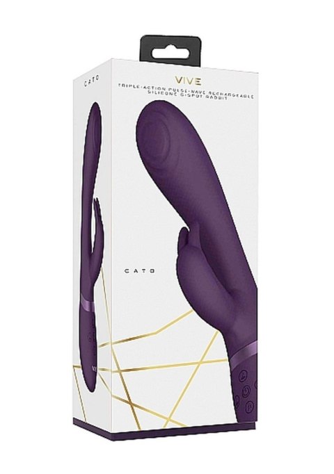 Wibrator króliczek z masażerem rotacją 21cm 10tryb Wibrator króliczek z masażerem rotacją 21cm 10tryb