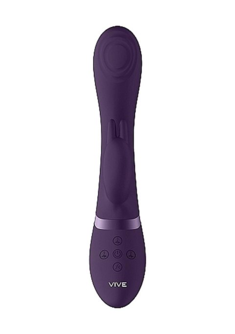 Wibrator króliczek z masażerem rotacją 21cm 10tryb Wibrator króliczek z masażerem rotacją 21cm 10tryb