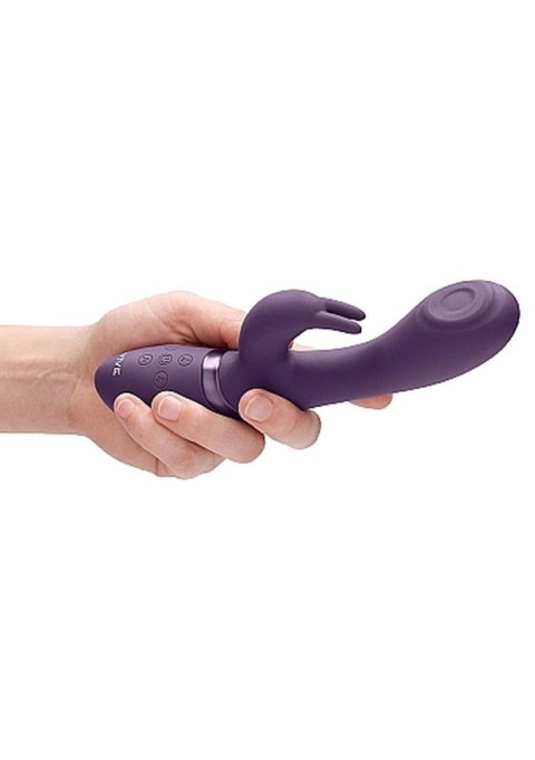 Wibrator króliczek z masażerem rotacją 21cm 10tryb Wibrator króliczek z masażerem rotacją 21cm 10tryb