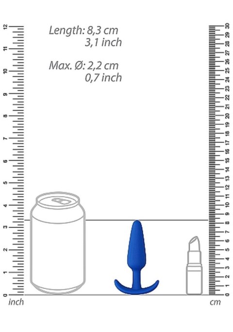 Wodoodporny silikonowy korek analny zatyczka 7,5cm Wodoodporny silikonowy korek analny zatyczka 7,5cm