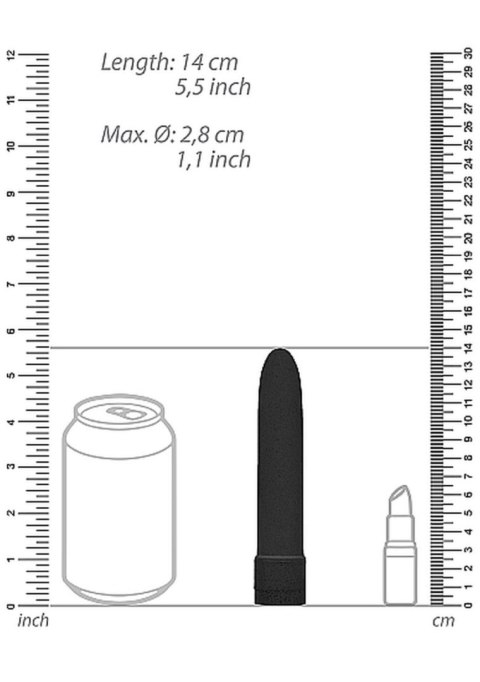 5,5" Vibrator - Biodegradable - Black 5,5" Vibrator - Biodegradable - Black