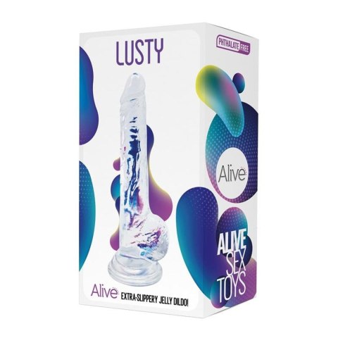 Elastyczne wyżyłowane przezroczyste miękkie dildo Elastyczne wyżyłowane przezroczyste miękkie dildo