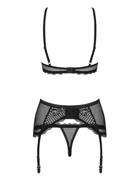 Komplet stanik pas stringi obsessive basitta s/m
