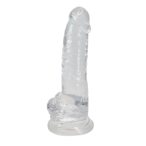 Przezroczyste silikonowe żylaste dildo 20,6 cm Przezroczyste silikonowe żylaste dildo 20,6 cm