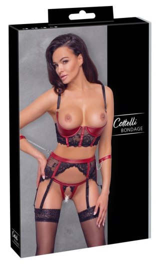 Shelf Bra Set black/red XL