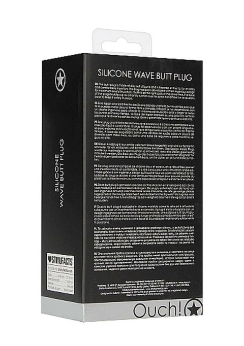 Silikonowy gładki korek analny zatyczka plug 11 cm Silikonowy gładki korek analny zatyczka plug 11 cm