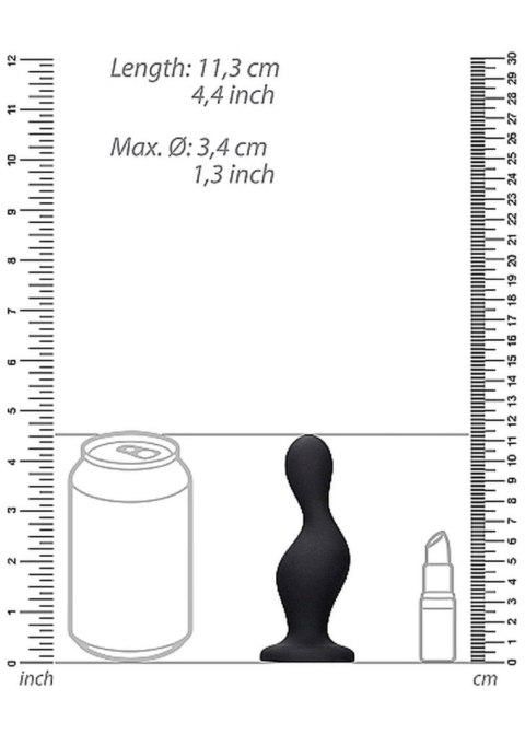 Silikonowy gładki korek analny zatyczka plug 11 cm Silikonowy gładki korek analny zatyczka plug 11 cm