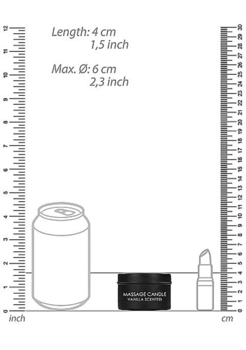 Świeca zapachowa do masażu erotycznego wanilia 100g Świeca zapachowa do masażu erotycznego wanilia 100g