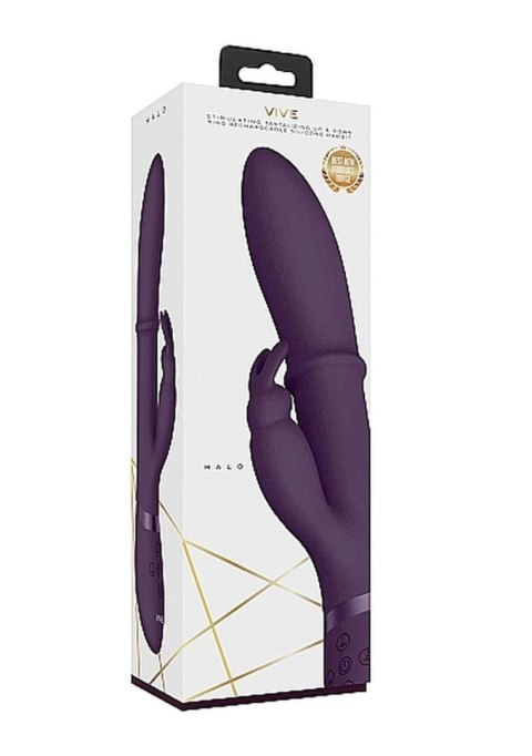 Wibrator króliczek wielofunkcyjny 10 trybów 24cm Wibrator króliczek wielofunkcyjny 10 trybów 24cm