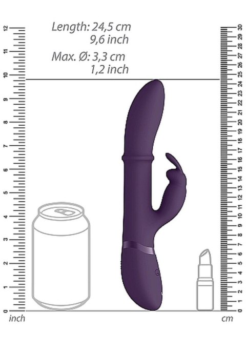Wibrator króliczek wielofunkcyjny 10 trybów 24cm Wibrator króliczek wielofunkcyjny 10 trybów 24cm