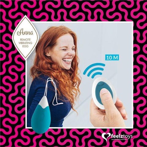 FeelzToys - Anna Vibrating Egg Remote Deep Green FeelzToys - Anna Vibrating Egg Remote Deep Green