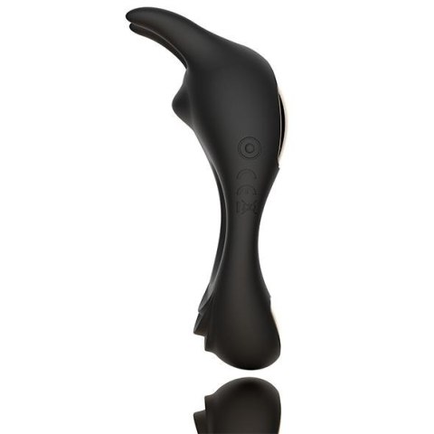 FeelzToys - Zeus Dual Vibe Cockring Zwart FeelzToys - Zeus Dual Vibe Cockring Zwart