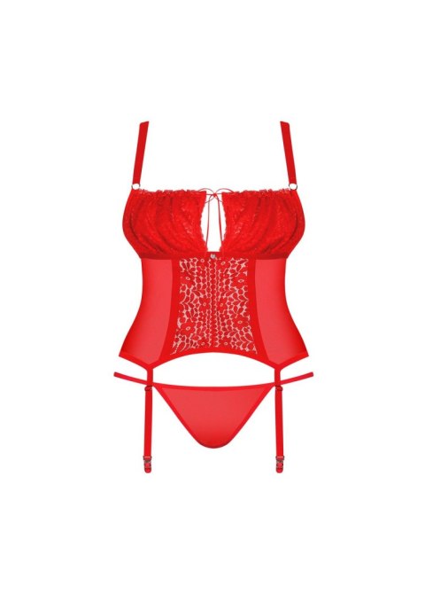 Gorset stringi komplet obsessive blossmina 4xl/5xl