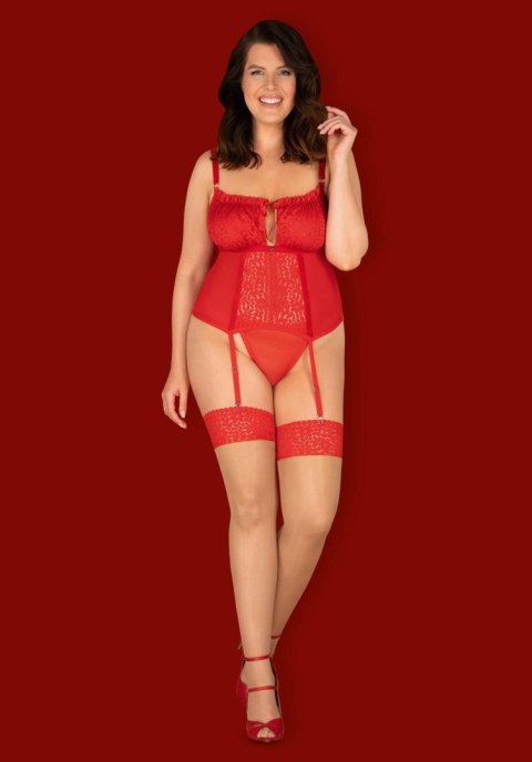 Gorset stringi komplet obsessive blossmina 6xl/7xl