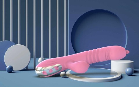 Wibrator damski grzejący posuwisty maszyna orgazmowa z językiem Wibrator damski grzejący posuwisty maszyna orgazmowa z językiem