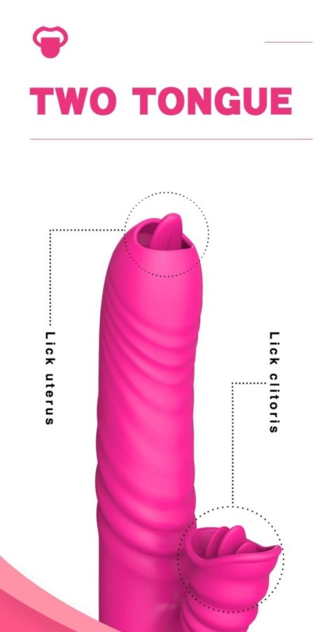 Wibrator ogrzewany z sex masażerem 20 trybów 23cm Wibrator ogrzewany z sex masażerem 20 trybów 23cm