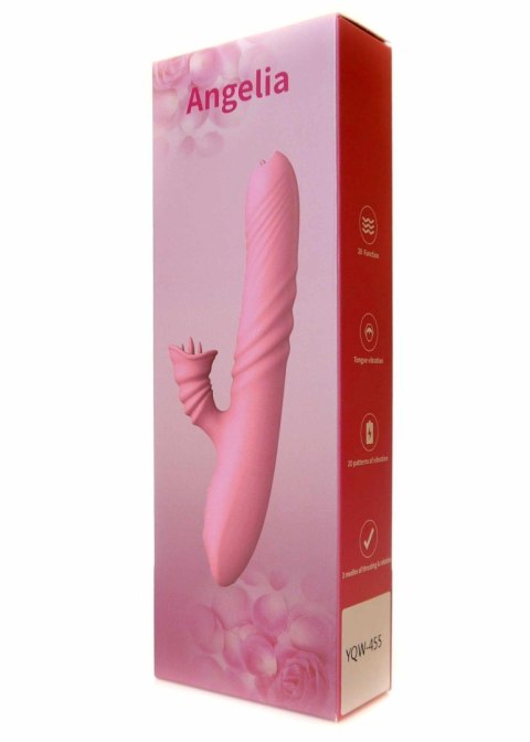 Wibrator ogrzewany z sex masażerem 20 trybów 23cm Wibrator ogrzewany z sex masażerem 20 trybów 23cm