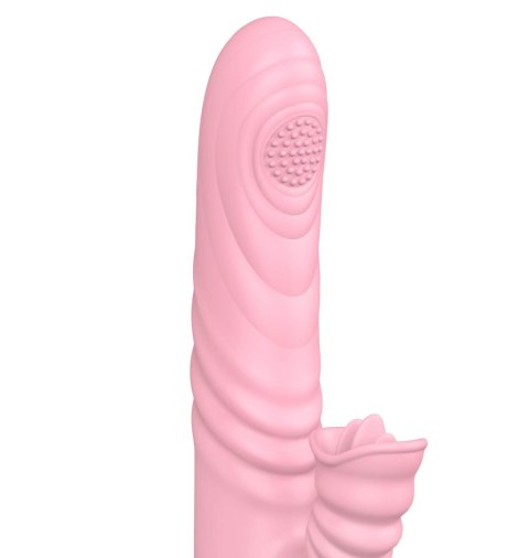Wibrator posuwisty z sex masażerem 20 trybów 23cm Wibrator posuwisty z sex masażerem 20 trybów 23cm