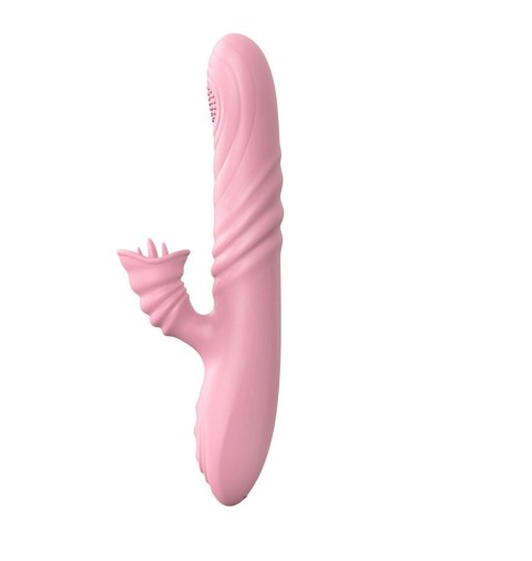 Wibrator posuwisty z sex masażerem 20 trybów 23cm Wibrator posuwisty z sex masażerem 20 trybów 23cm