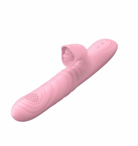 Wibrator posuwisty z sex masażerem 20 trybów 23cm Wibrator posuwisty z sex masażerem 20 trybów 23cm
