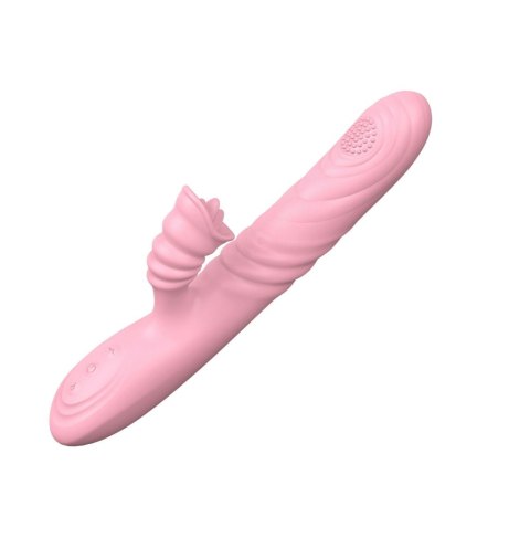 Wibrator posuwisty z sex masażerem 20 trybów 23cm Wibrator posuwisty z sex masażerem 20 trybów 23cm