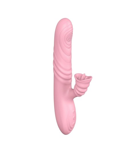 Wibrator posuwisty z sex masażerem 20 trybów 23cm Wibrator posuwisty z sex masażerem 20 trybów 23cm