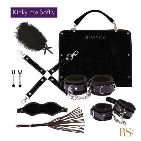 Zestaw BDSM - Kinky Me Softly Black Zestaw BDSM - Kinky Me Softly Black