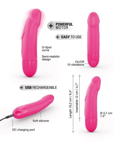 Wibrator realistyczny dorcel real vibrations 16cm Wibrator realistyczny dorcel real vibrations 16cm