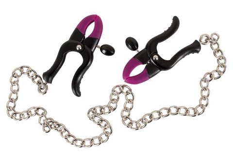 Kleszcze klamry na sutki z łańcuszkie bdsm bondage Kleszcze klamry na sutki z łańcuszkie bdsm bondage