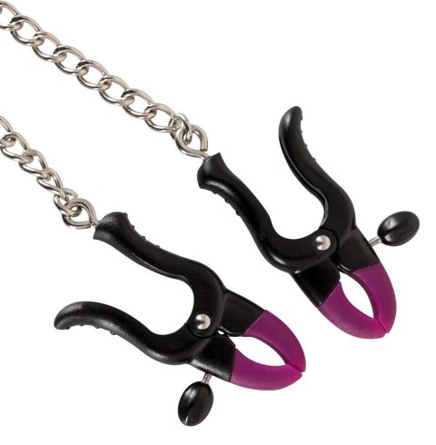 Kleszcze klamry na sutki z łańcuszkie bdsm bondage Kleszcze klamry na sutki z łańcuszkie bdsm bondage