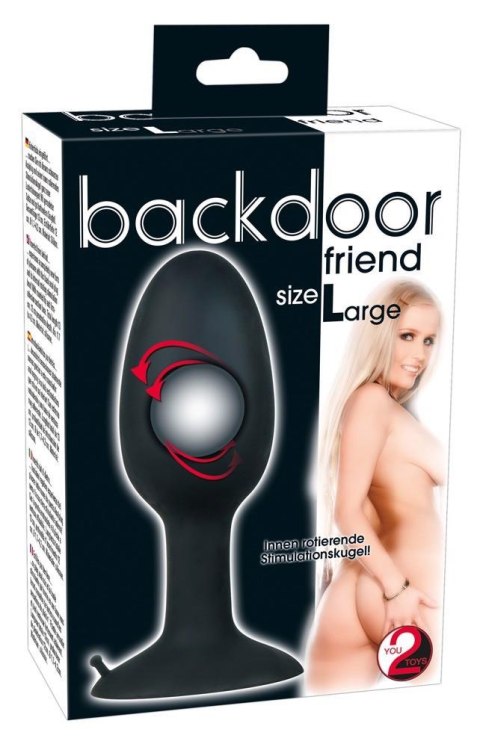 Wydrążony korek plug analny obciążony sex l 12cm Wydrążony korek plug analny obciążony sex l 12cm