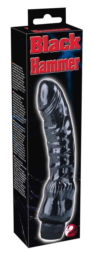 Zgrabny wibrator z wygiętą główką jak penis 22cm Zgrabny wibrator z wygiętą główką jak penis 22cm