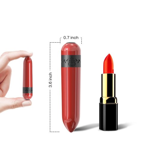 Mini wibrator mały masażer łechtaczki 7cm 9 trybów Mini wibrator mały masażer łechtaczki 7cm 9 trybów