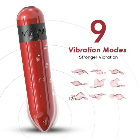 Mini wibrator mały masażer łechtaczki 7cm 9 trybów Mini wibrator mały masażer łechtaczki 7cm 9 trybów
