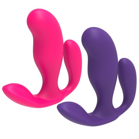 Potrójny wibrator waginalny analny 7 trybów 8 cm Potrójny wibrator waginalny analny 7 trybów 8 cm