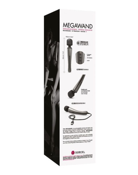 Stymulator łechtaczki dorcel megawand 20 trybów Stymulator łechtaczki dorcel megawand 20 trybów
