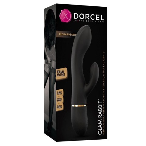 Wibrator króliczek dorcel glam rabbit 21cm 10 tryb Wibrator króliczek dorcel glam rabbit 21cm 10 tryb