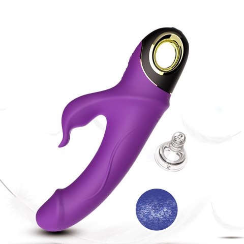 Wibrator królik z masażerem łechtaczki 22cm 9 tryb