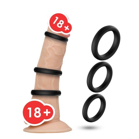Zestaw 3 sex pierścienie erekcyjne na penisa jądra Zestaw 3 sex pierścienie erekcyjne na penisa jądra