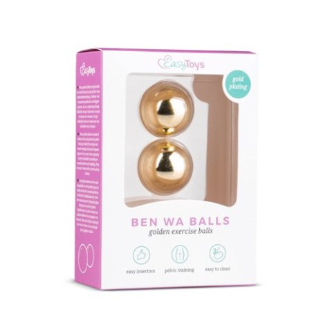 Gold ben wa balls - 25mm Gold ben wa balls - 25mm