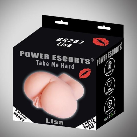 Masturbator-Take Me Hard Lisa-Pussy & Ass Masturbator 900gr Flesh Masturbator-Take Me Hard Lisa-Pussy & Ass Masturbator 900gr Flesh