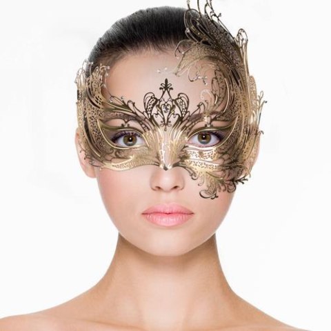 Metal Mask Gold Metal Mask Gold