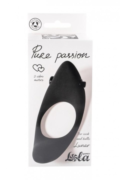 Pierścień-Erection Vibroring Pure Passion Lunar Black Pierścień-Erection Vibroring Pure Passion Lunar Black